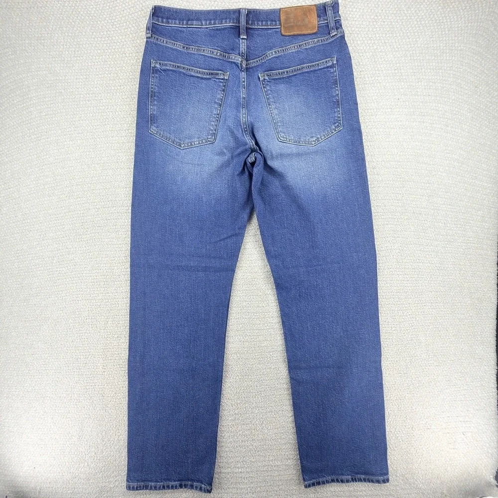 Banana Republic Authentic Straight Jeans Mens 32x32 Medium Wash Stretch Denim